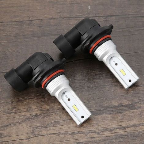 Kit de 2 ampoules LED 9005 HB3 72W 6000K – Blanc lumineux – 3200 lumens – Installation simple pour phare et brouillard (1/3)