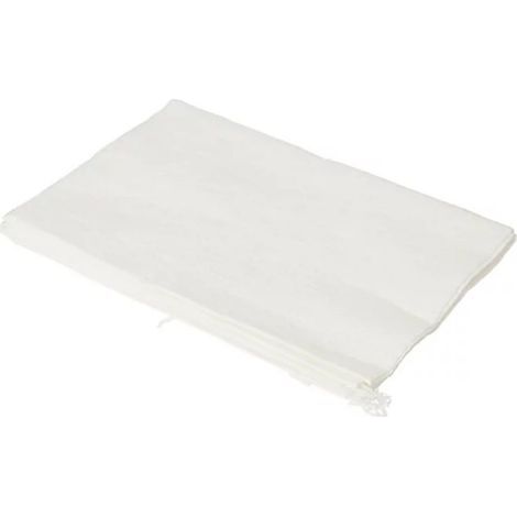 Packung mit 10 transparenten Bauschuttsäcken 500 x 700 mm – Robuste Säcke für Bauschutt und Schutt – Für nasse und sperrige Baustellen