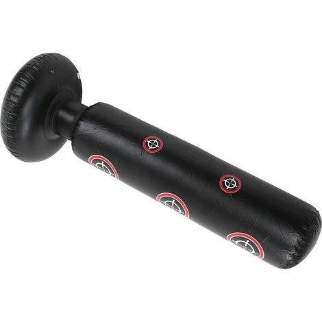 Colonne de Boxe Verticale Gonflable au Design Compact pour la Relaxation et Le Soulagement du Stress pour Adultes et Enfants, Fabriquée en PVC (Hauteur 63", Noir) pour Jeux Intérieur/extérieur (1/5)