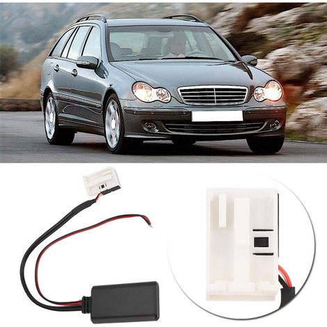 12-pin Bluetooth adapter with auxiliary audio cable suitable for Mercedes Benz (1/5)