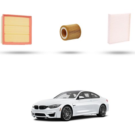 Kit Tagliando 3 filtri compatibile con BMW Serie 4 (F32, F33, F36, F82) 428i 180kw dal 2013 (1/5)