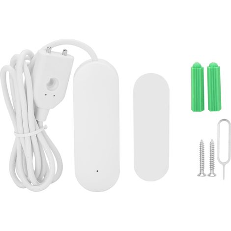Détecteur de Fuites d'Eau Intelligent avec Capteur de Niveau d'Eau et Alarme WiFi pour Maison (1/5)