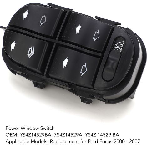 Elektrischer Fensterheberschalter für Ford Focus 2000-2007 - Modell YS4Z14529BA - Schnellreaktion (1/4)