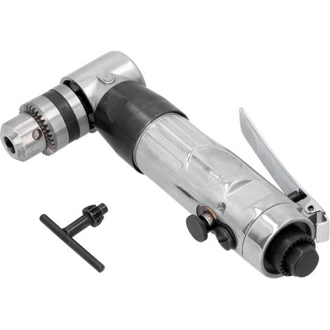 Right-Angle Pneumatic Drill, 90° Reversible Pneumatic Angle Drill, Super Electric Drilling Tool with Wrench, Sanding Tools (1/5)