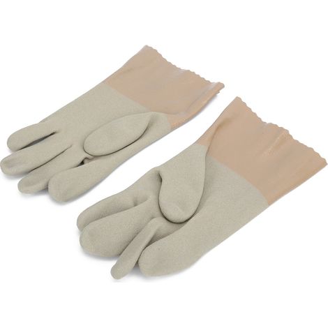 Paire de gants de travail en nitrile résistants aux produits chimiques, en micro-mousse robuste et antidérapante avec doublure sans couture pour une sécurité optimale des mains (XL/1011 cm) (1/5)