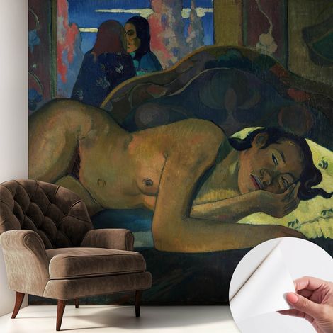 Papier peint autocollant adhésif avec imprimé motifs uniques apparence moderne Calme exotique 250x250 cm (1/5)