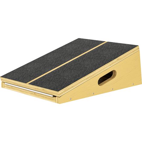Planche inclinée pour exercices de soulagement, 4 angles réglables, antidérapante, en bois (1/5)