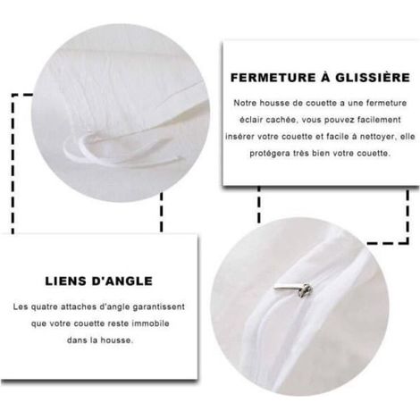 Housse De Couette - 140x200 Cm - Microfibre - Enfant - 2 Pièces (1/4)