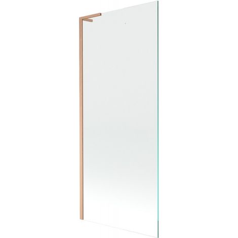 Mexen Next L paroi de baignoire 1 volet 80 x 150 cm, transparent, cuivre brossé - 895-080-000-03-00-65 (1/5)