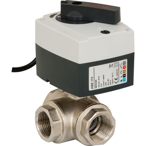 Danfoss motorischer Kugelhahn AMZ113 2-Wege, DN 32, 230Vac, 2-Punkt, 082G5421 (1/3)