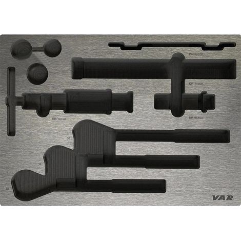 Werkzeugorganizer var headset tools tray EVA Schaum 25x50 cm