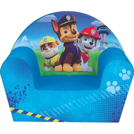 Fauteuil Club pour Enfant Bleu L52 x l33 x H42 Cm Collection Chambre Idée Cadeau Dès 12 Mois (1/5)