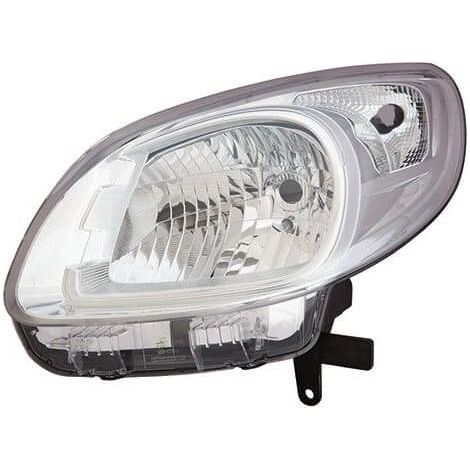 Phare avant gauche H4 chromé Renault Kangoo depuis 2013