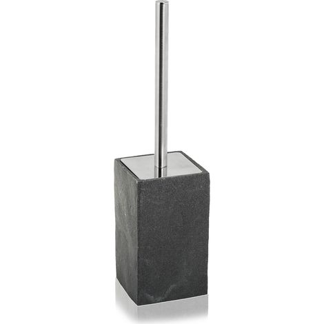 Escobillero pizarra de pie para wc accesorios para baño de poliresina mod. Syl