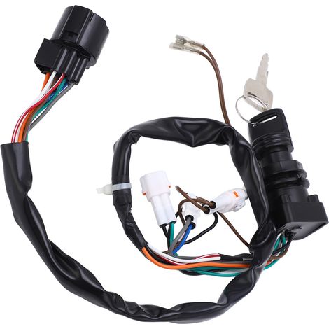 Contacteur à clé de démarrage avec 2 clés, conductivité électrique optimale, remplacement 37110 93J00 pour Suzuki hors-bord