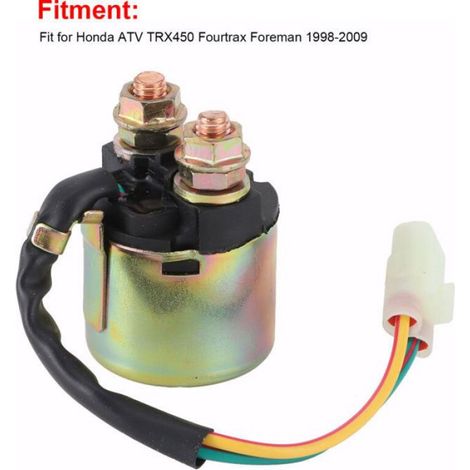 Remplacement de solénode de relais de démarreur pour Honda ATV TRX450 Fourtrax Foreman 1998-2009 (1/5)
