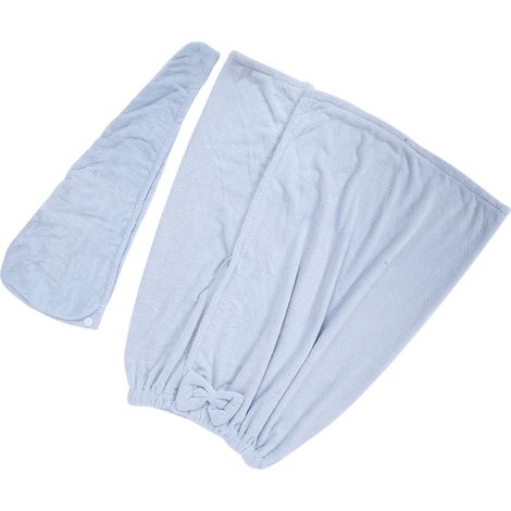 Peignoir de Bain en Polaire Douce pour Femmes, Serviette de Douche Capuche pour Spa et Maison (1/5)