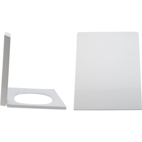 Milano Dalton – White Toilet WC Quick Release Soft Close Seat – 360mm x 430mm (1/5)