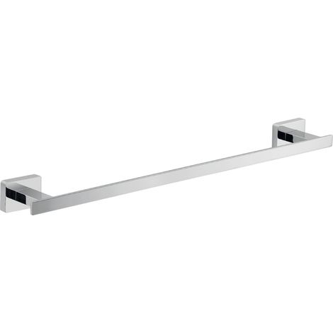 PORTA SALVIETTE DA PARETE IN ACCIIAO INOX MODELLO ATENA - DIM. CM (LXPXH): 35X5,6X3,5  - CROMATO  - GDY