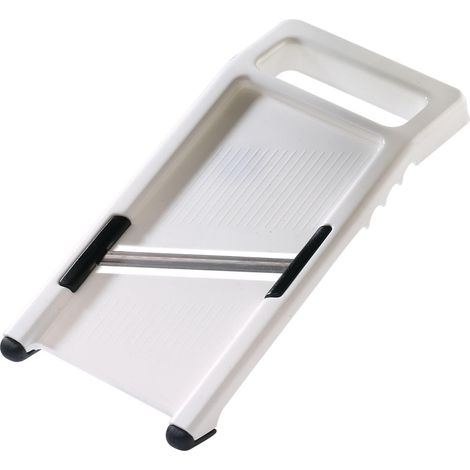 Mandoline, acier inoxydable/plastique, blanc/noir/argenté, 11322270 (1/5)