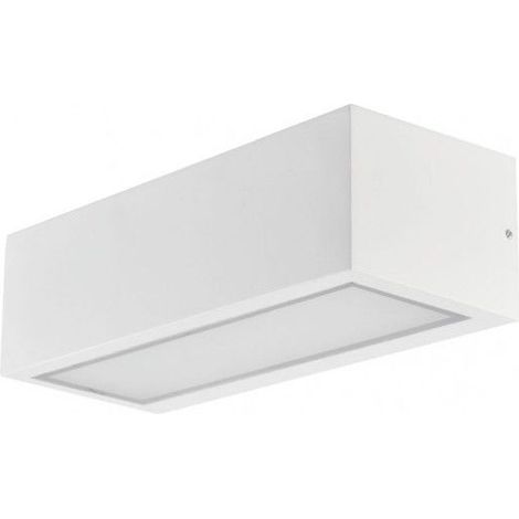 FAB 150860101  Weiße Conga Außenwandleuchte 1xe27 Ip54 10,5x26x6,5 Cm