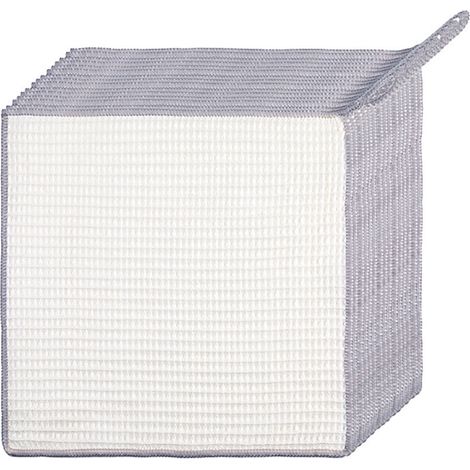 Chiffons De Cuisine - Tissu Non Tissé - 28 X 28 Cm - Réutilisables - Absorbants - Séchage Rapide - Pour Vaisselle Et Nettoyage Ménager - Lot De 10 (1/5)
