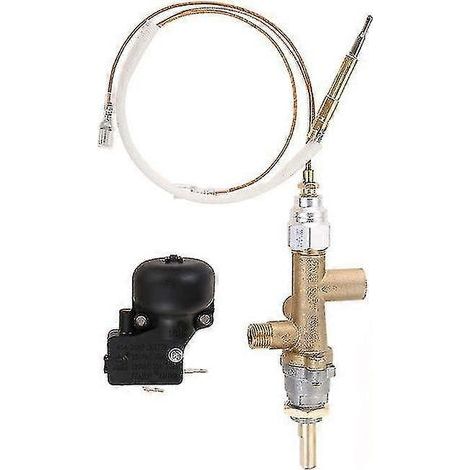 Vanne de contrôle pour chauffage de terrasse à gaz, capteur thermocouple, bouton de vidange, commande pour foyer au propane/GPL Sa-XinHan (1/5)