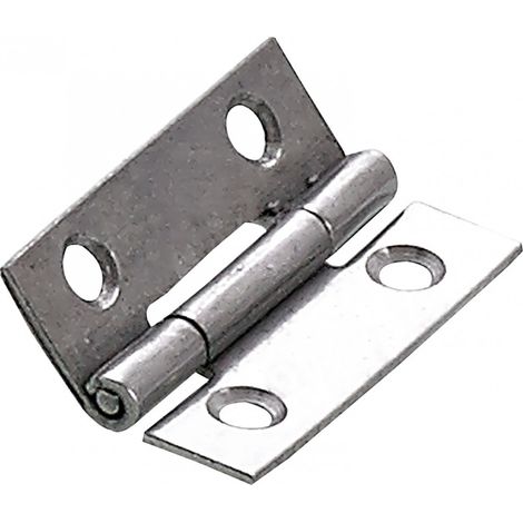 Cerniera universale in acciaio inox per mobili, L.30 x P.19 mm HETTICH