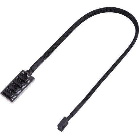 Câble Diviseur d'Alimentation 4-Pin pour Ventilateurs CPU et Boîtier PC (1/5)
