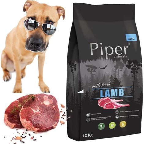 DOLINA NOTECI Piper con agnello Cibo secco per cani Sacco da 12 kg