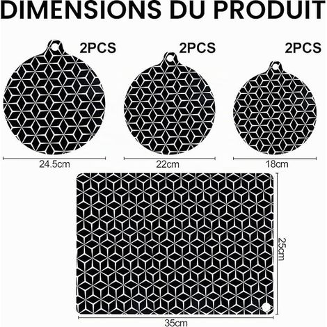 Silicone Induction Hob Protection Mats (1/3)