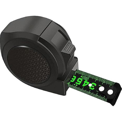 Ruban à Mesurer en Acier Fuorescent,Mètre Ruban Fluorescents Autobloquants,Mètre Ruban Rétractable en Acier Inoxydable Fluorescent,5m×25mm Outils Ruban à Mesurer Durables pour Projet Construction (1/5)