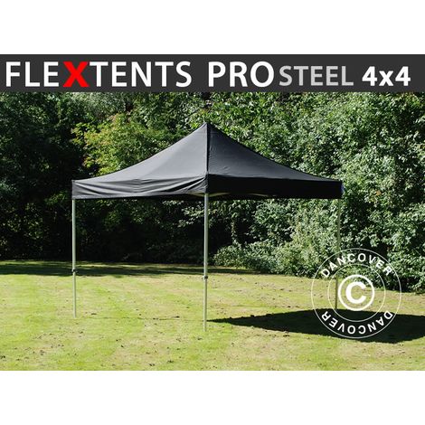 Pop up gazebo FleXtents Pop up canopy Folding tent PRO Steel 4x4 (1/5)