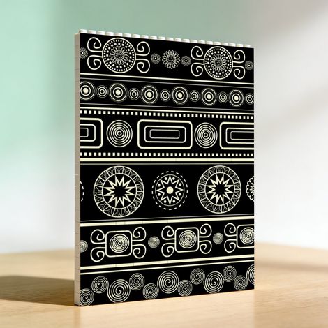 Cadre en blocs et briques à faire soi-même, cadeaux pour anniversaire (1/5)