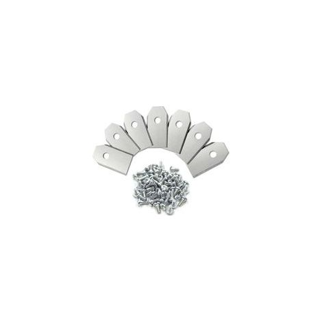 Lames de rechange pour tondeuse robotisée 0,75 mm (lot de 45) pour Husqvarna, Gardena, compatibles avec la tondeuse robotisée Segway Navimow (1/4)