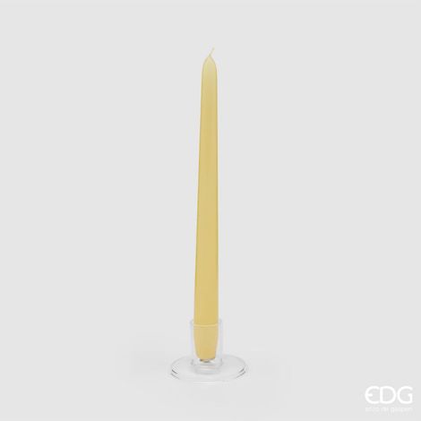 CANDELA A STELO CONO GIALLA D.2,2 H.28 EDG