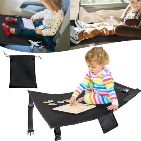 QORVA-Lit d'avion pour enfants, repose-pieds d'avion pour enfants, lit de voyage portable pour bébé, repose-pieds de voyage en avion pour bébé, poche avec cordon de serrage