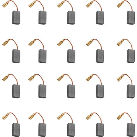 Balais de Charbon Brosse à Charbon Outil Universel pour Moteur électrique S1M-FF03-100A/6-100, M1Q-FF85, Dimensions 16 8 5 46mm, Haute Conductivité et Durabilité (20) (1/5)