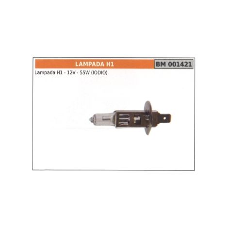 H1 Lampe - 12V - 55W (IODIUM) Code 001421