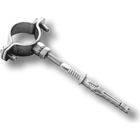 Collare ø3/8" fissaggio tubo con vite e tassello inox 304 155308304 (1/2)