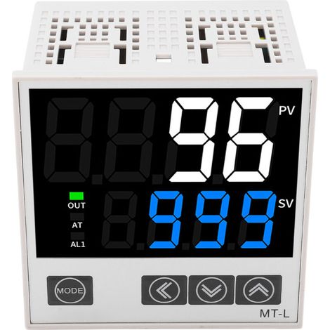 Termostato elettronico digitale per il controllo della temperatura con display LCD e sonda, alimentazione AC 220V/5A (1/5)