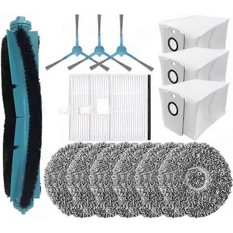 Pièces détachées pour aspirateur Cecotec Conga 9590/9990/10090 AI Spin Revolution Ultra Power : brosse, filtre HEPA, chiffon et sac à poussière. (1/5)