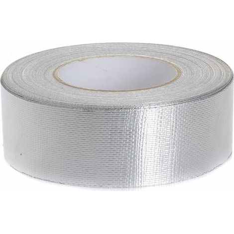 Verstärktes Aluminium-Klebeband, 50 mm x 5 m, Aluminium-Dichtungsband, Dichtungsband + Glasfaserverstärkung