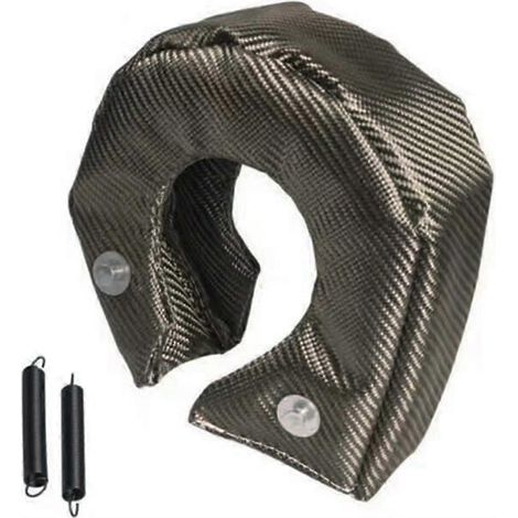 Couverture de turbo T3 Racing avec protection thermique et ressort de verrouillage pour T25, T28, GT25, CT26, GT28, GT30, GT32, GT35 et GT37 (1/5)