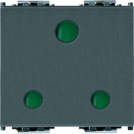 VIMAR - 16258 SICURY 2P+T 16A Prise anglaise, grise