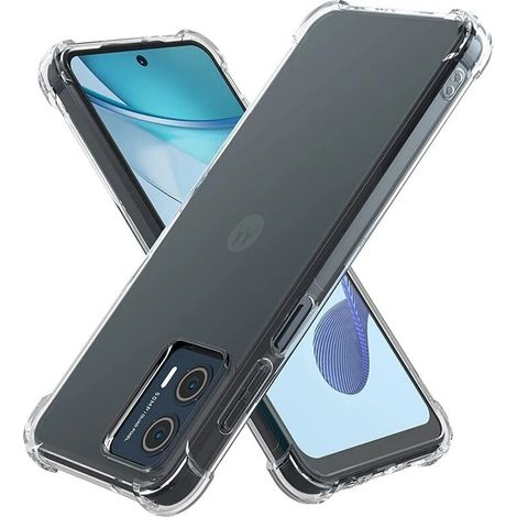 Custodia per Motorola Moto G24 / G24 Power / G04, resistente alle cadute, trasparente (1/5)