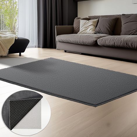 VOUNOT® Alfombra Moderna para Salón 240x340 cm, Antracita