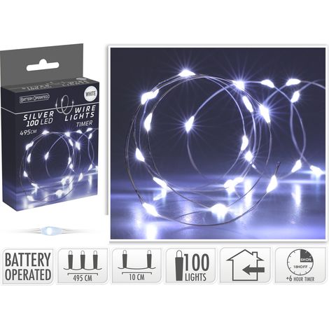 LUCI DI NATALE MICRO LED, 495CM, 100 MICRO LED, BIANCO FREDDO