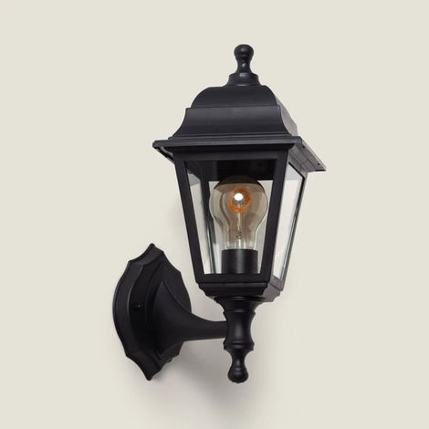 Orion91official ®   - mini black outdoor wall lamp    Led filament bulb included    Ip44 - spacesorion91 (1/5)