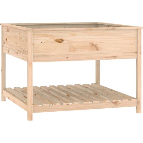 Maison Exclusive - Fioriera con Mensola 111,5x111,5x81cm in Legno Massello di Pino